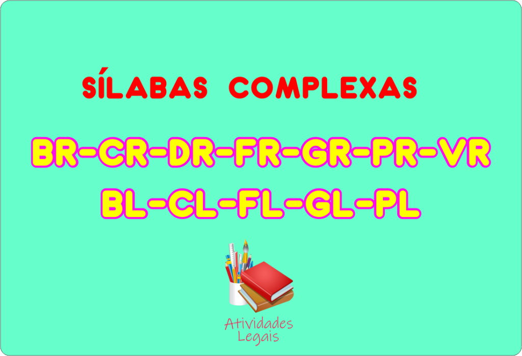 SÍLABAS COMPLEXAS BR, CR, DR, FR, GR